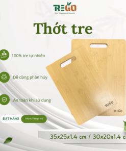 Thớt Tre Gỗ Cao Cấp – Giải Pháp Tự Nhiên, An Toàn Cho Gian Bếp Hiện Đại