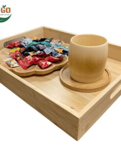 Khay Bưng Đồ Bằng Tre