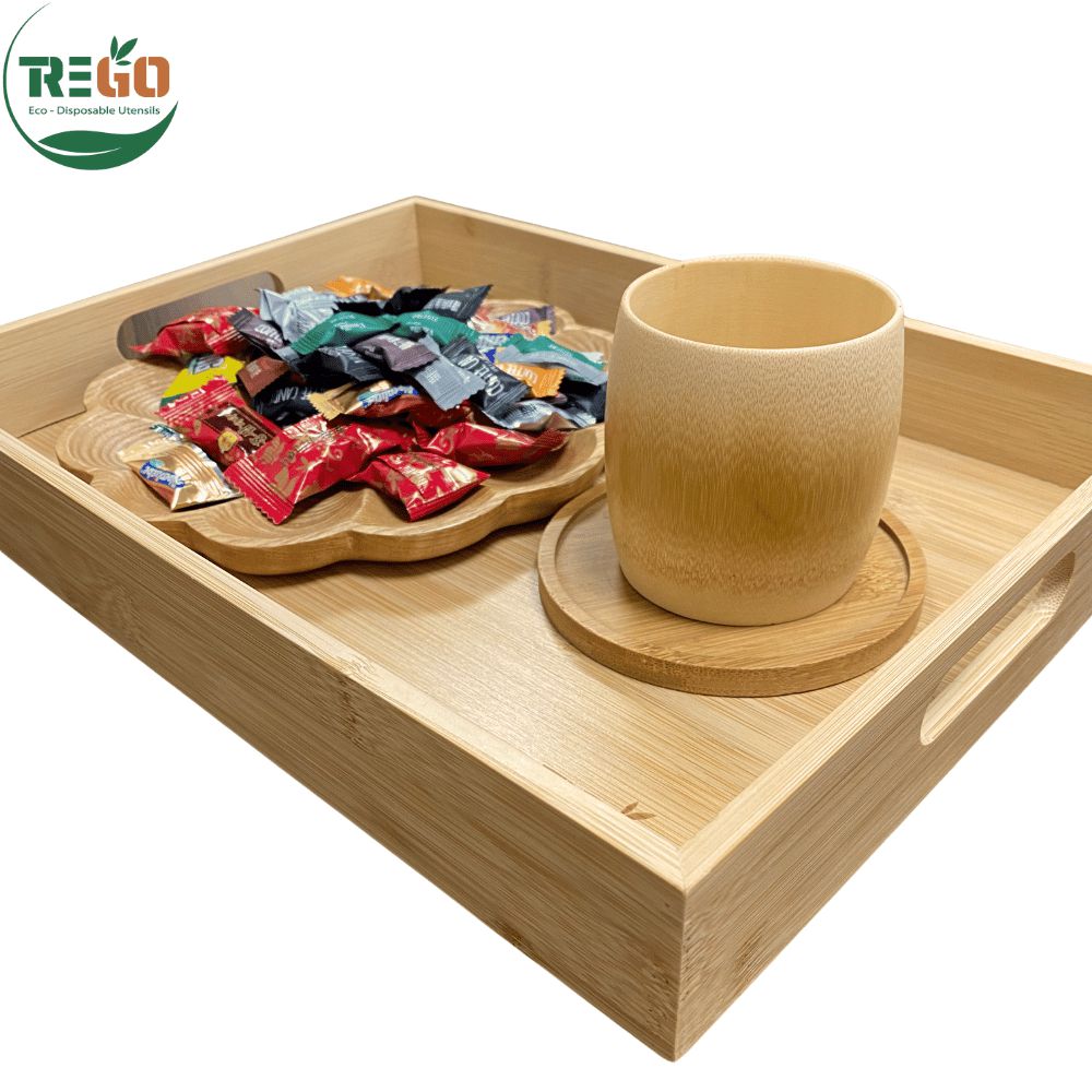 Khay Bưng Đồ Bằng Tre Khay Bưng Đồ Bằng Tre